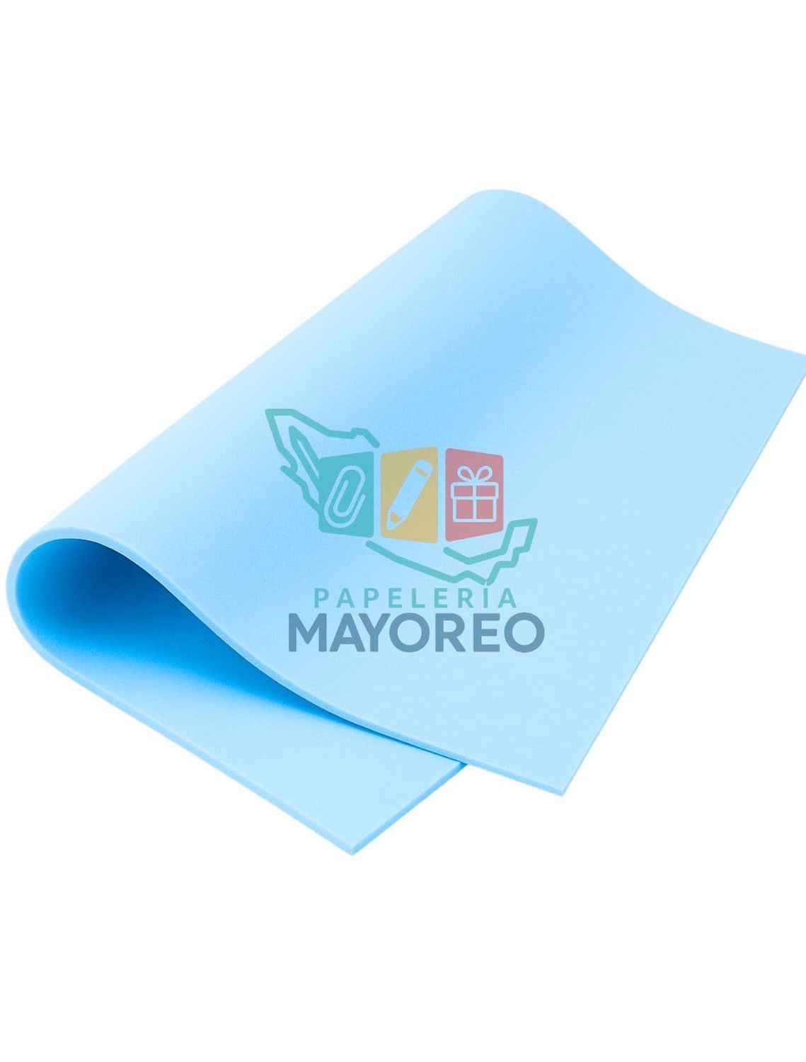 Foamy Pliego 90×70 cm – Azul Pastel 1 pza