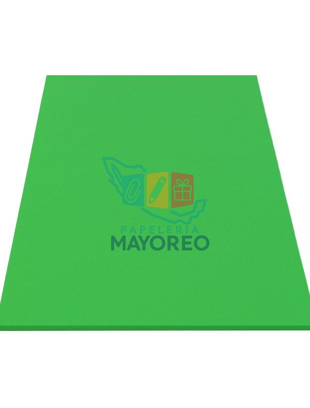 Foamy c/5pzas 43×56 cm Liso – Verde hoja
