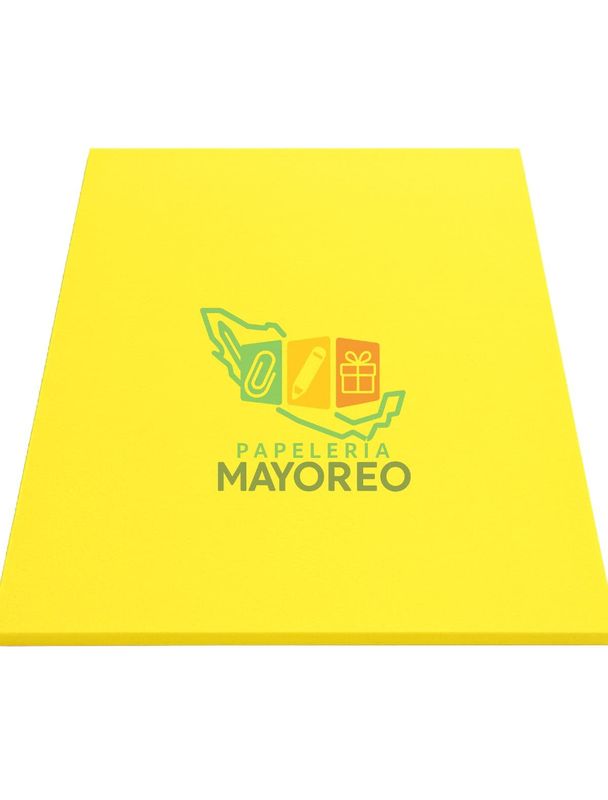 Foamy c/5pzas 43×56 cm Liso – Amarillo Canario