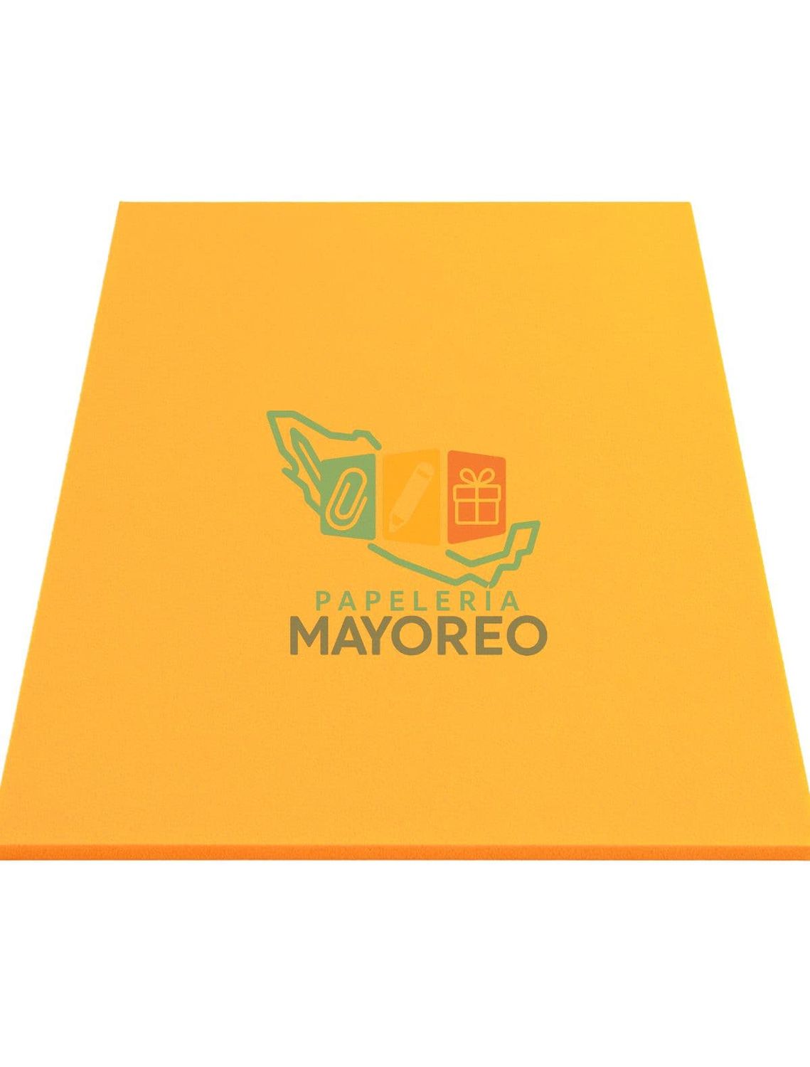 Foamy c/5pzas 43×56 cm Liso – Amarillo Mango