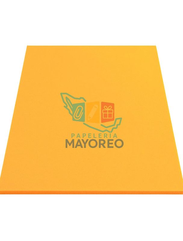 Foamy c/5pzas 43×56 cm Liso – Amarillo Mango