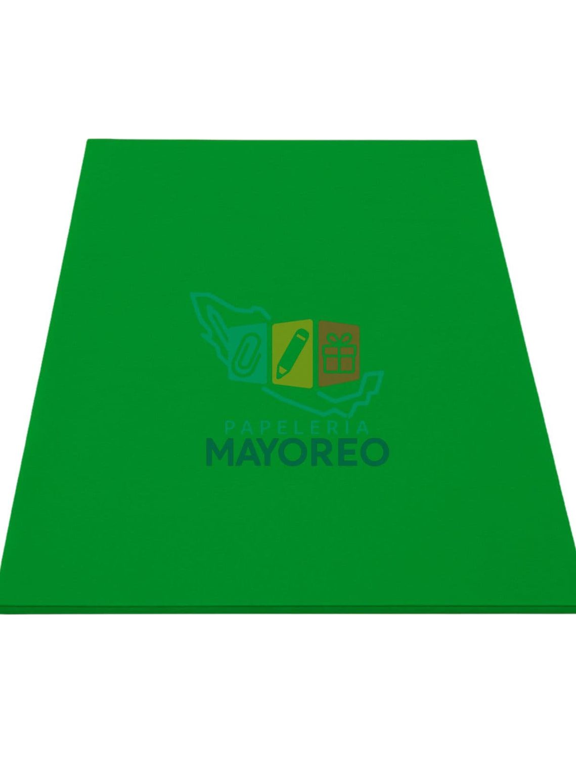 Foamy c/5pzas 43×56 cm Liso – Verde Bandera