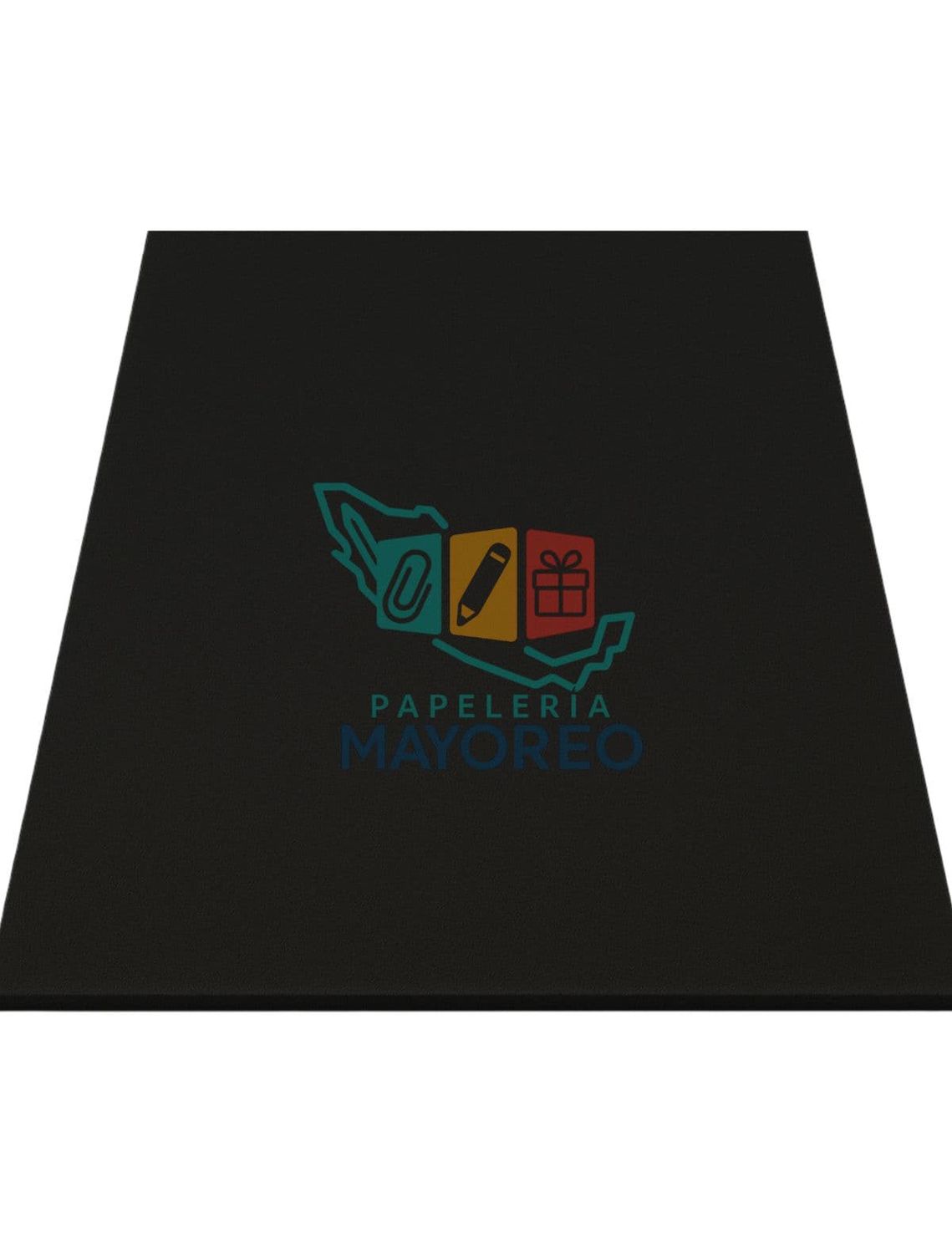 Foamy c/5 pzas 43×56 cm Liso – Negro