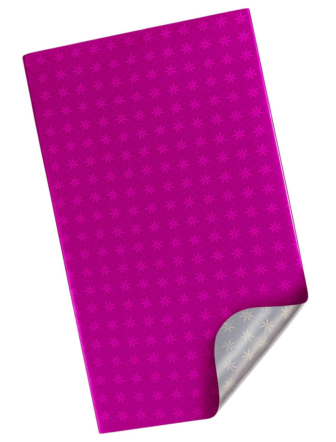 241200 Papel Metálico Fucsia Holográfico C/10 pzas N91
