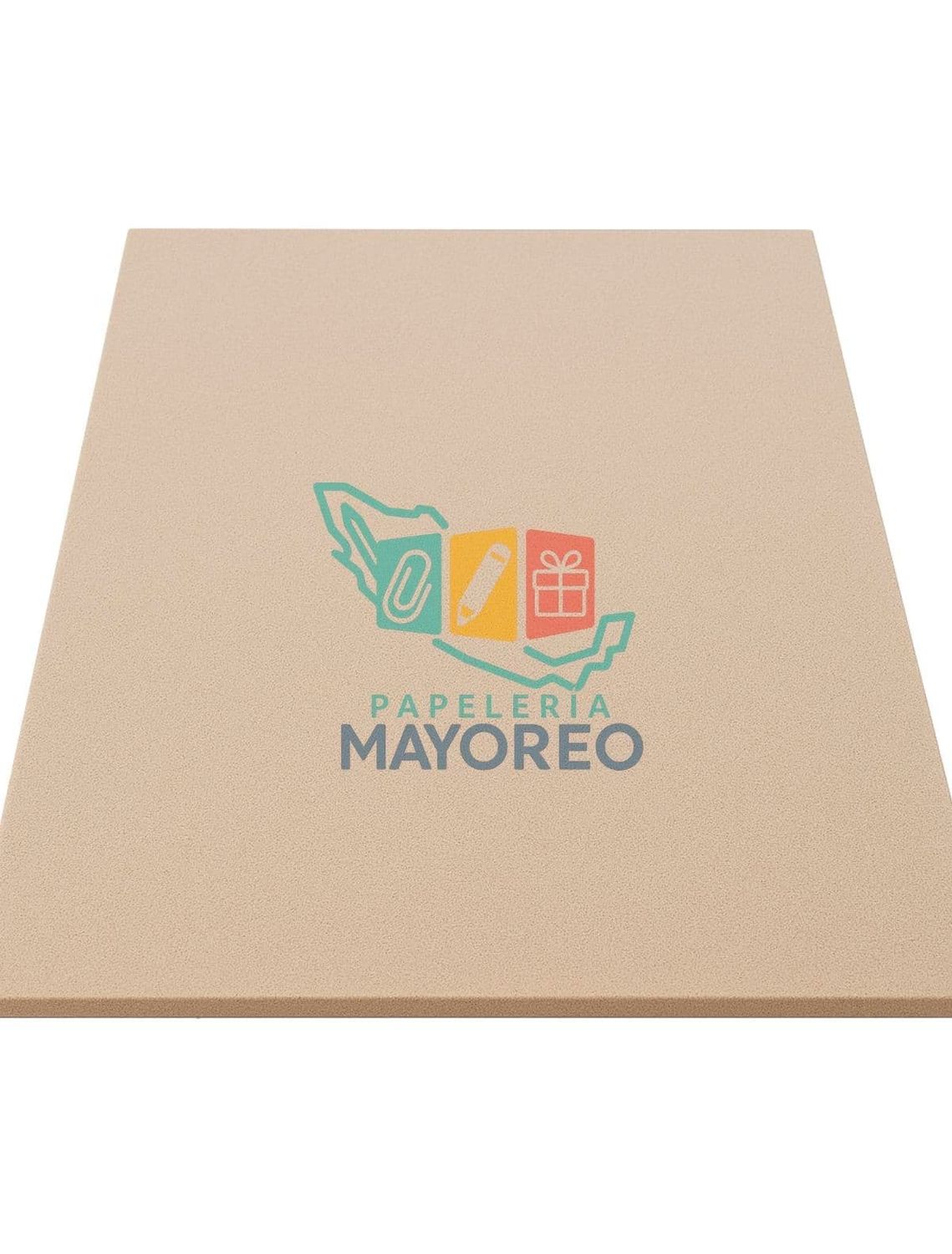 Foamy c/5pzas 43×56 cm Liso – Beige