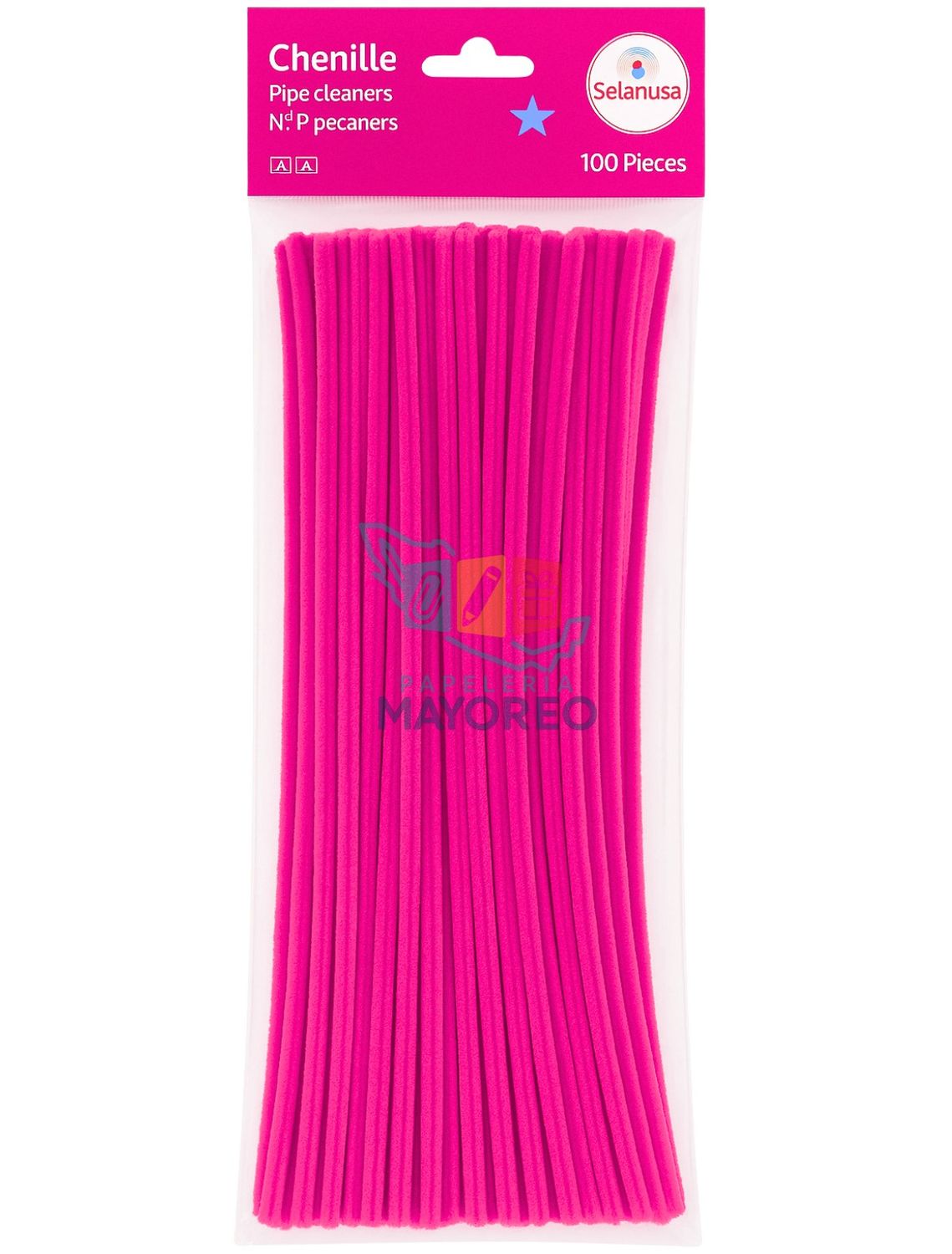 limpiapipas c/100 Fucsia