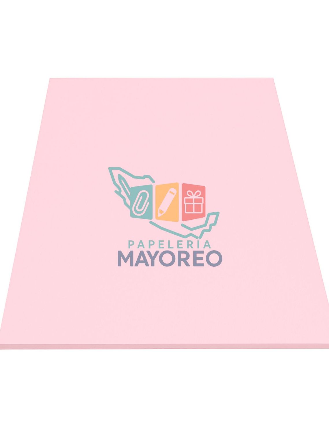 Foamy c/5pzas 43×56 cm Liso – Rosa Pastel