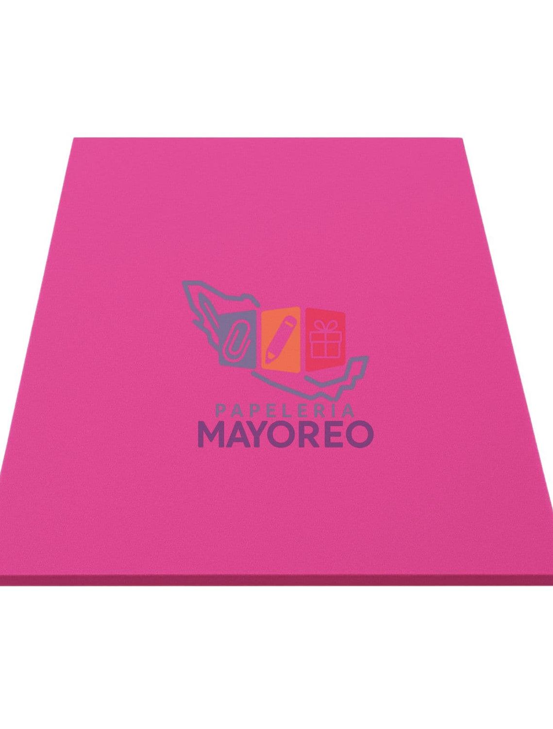 Foamy c/5pzas 43×56 cm Liso – Fucsia