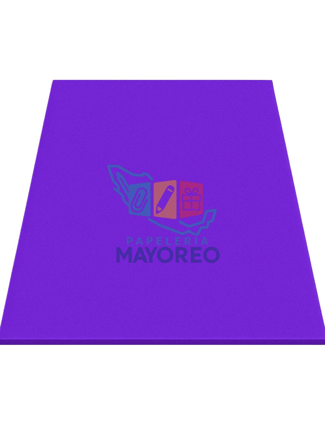 Foamy c/5pzas 43×56 cm Liso – Morado