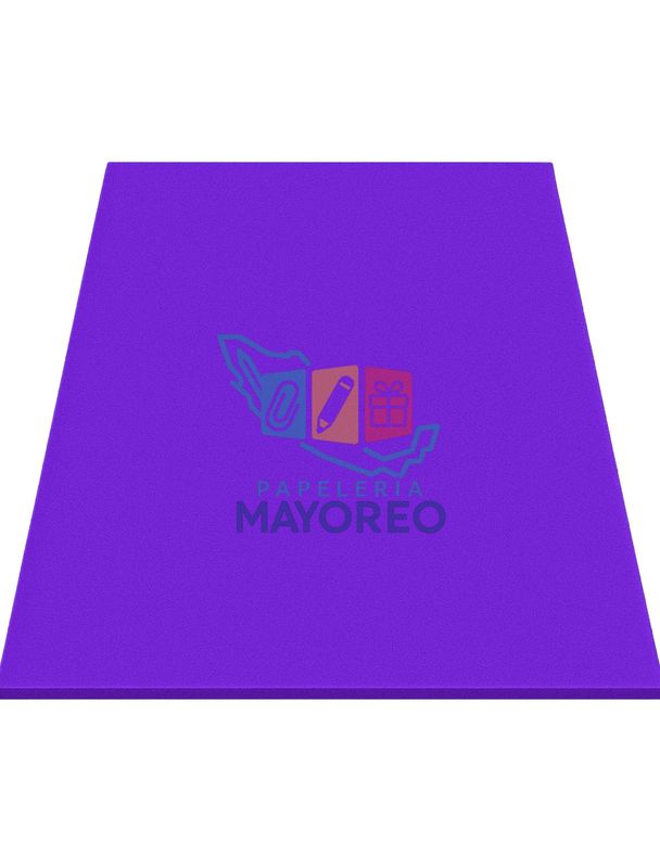 Foamy c/5pzas 43×56 cm Liso – Morado