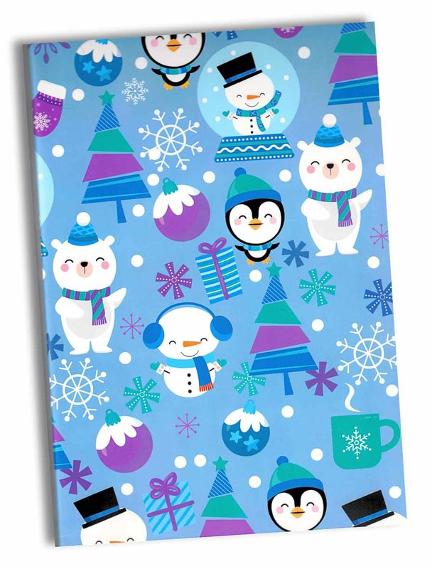 881385 Papel de Regalo Navideño C/10 pzas N103