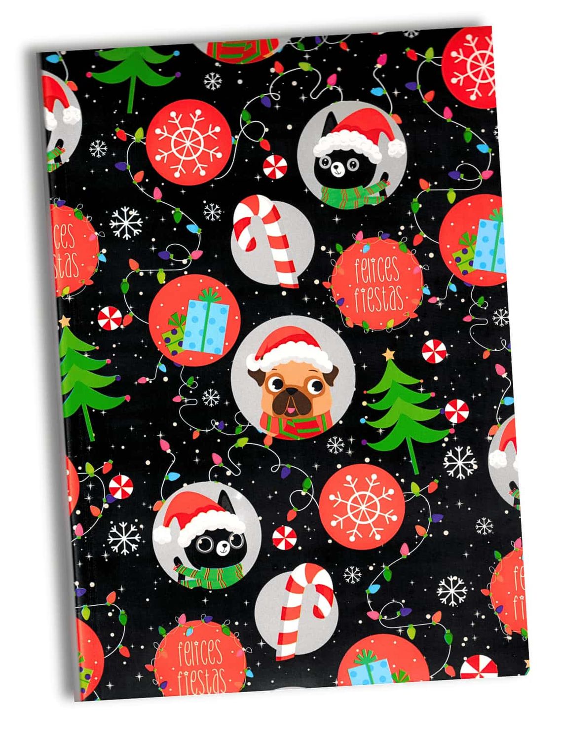 810841 Papel de Regalo Navideño C/10 pzas N115