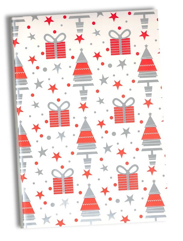 414331 Papel de Regalo Navideño C/10 pzas N117