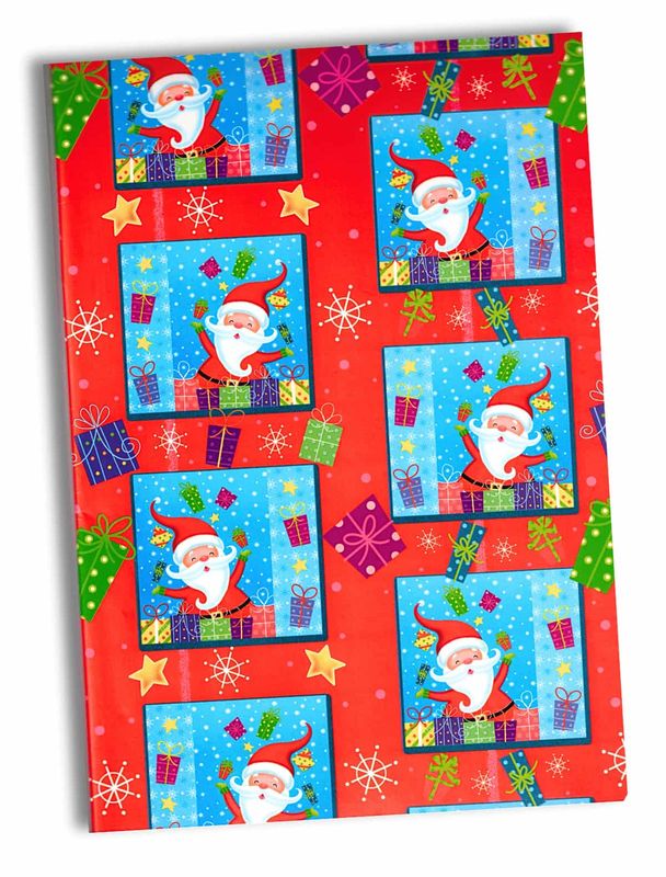 510209 Papel de Regalo Navideño C/10 pzas N118