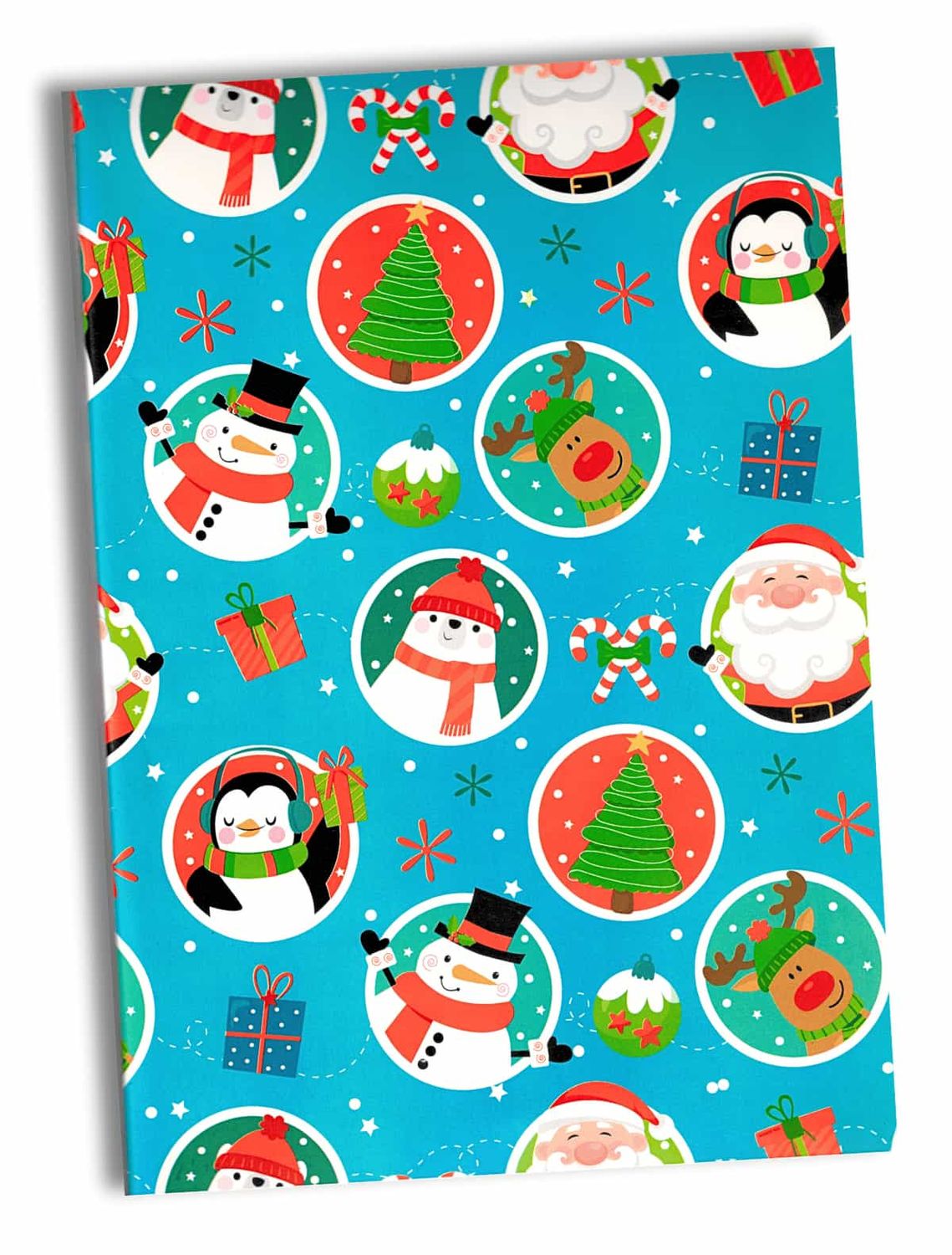 415369 Papel de Regalo Navideño C/10 pzas N132