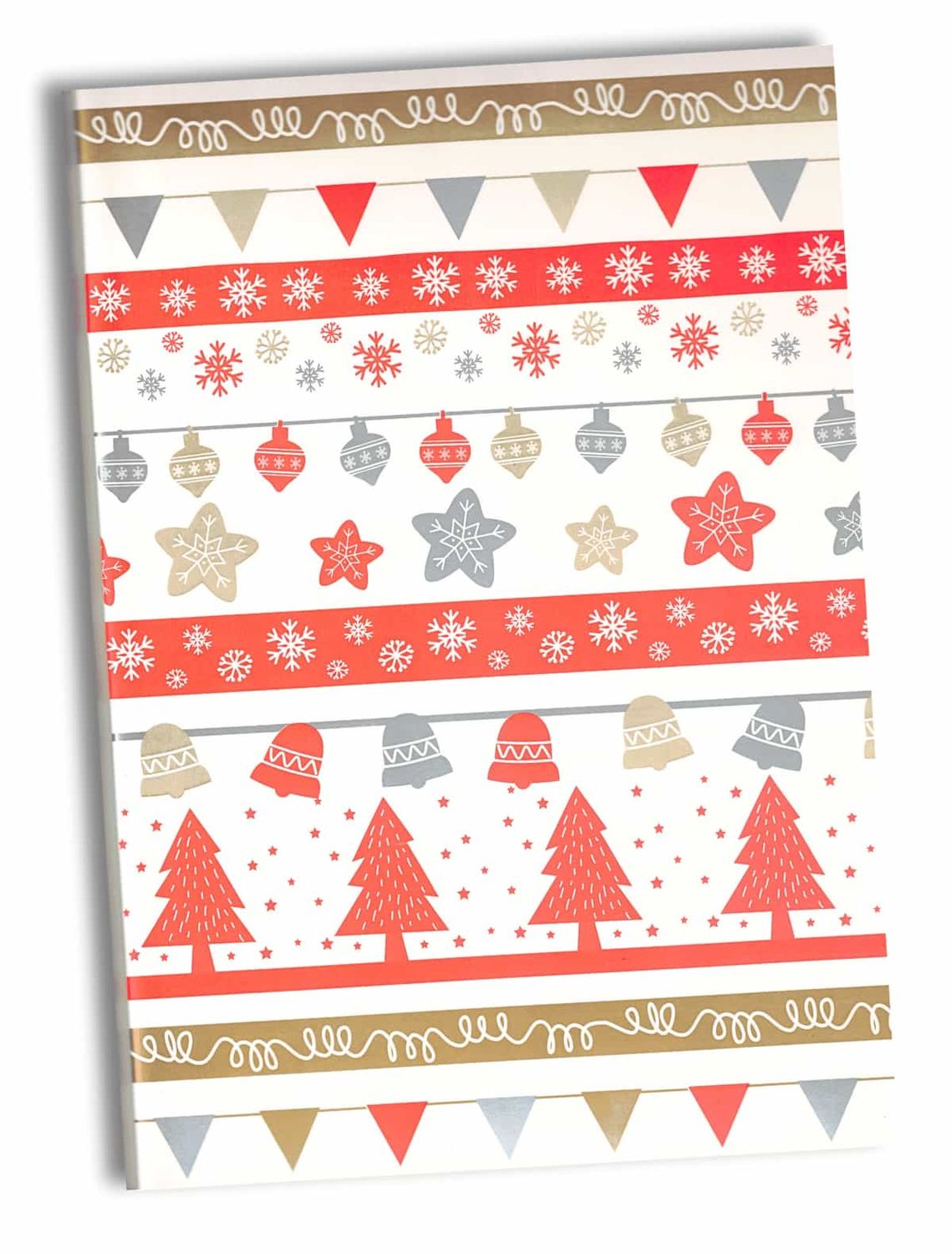 416298 Papel de Regalo Navideño C/10 pzas N126