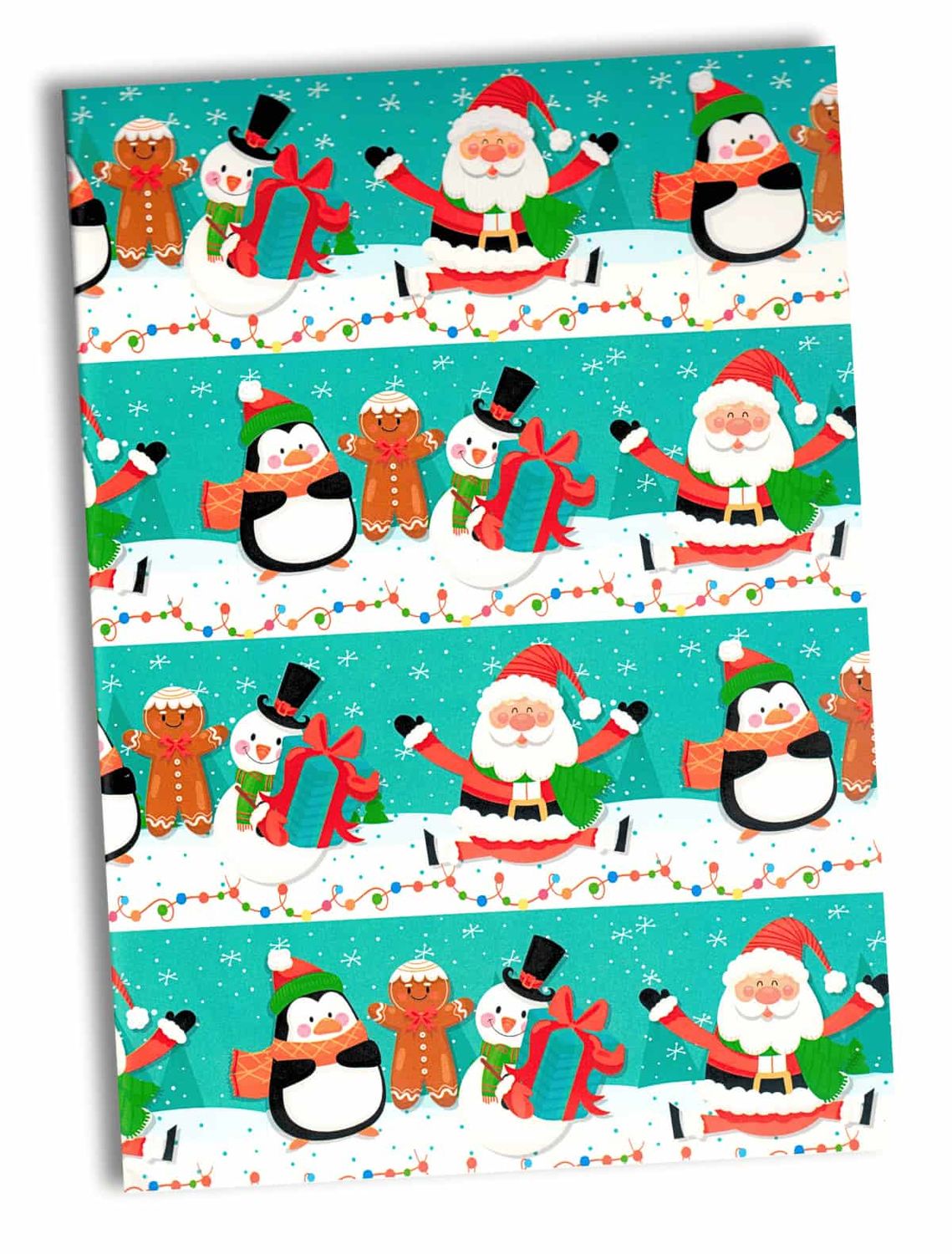 415390 Papel de Regalo Navideño C/10 pzas N122