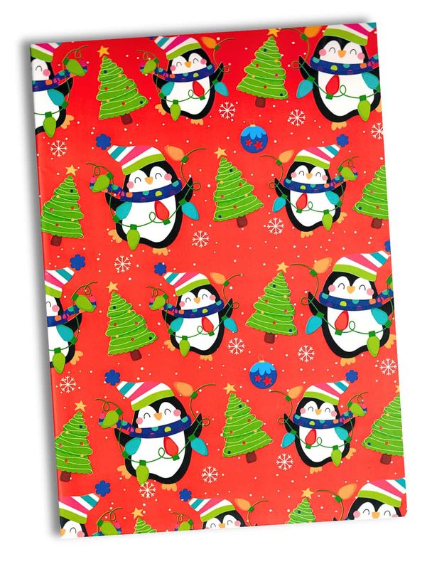 510216 Papel de Regalo Navideño C/10 pzas N128
