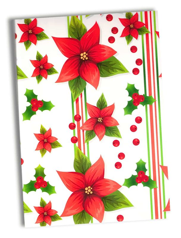 850606 Papel de Regalo Navideño C/10 pzas N130