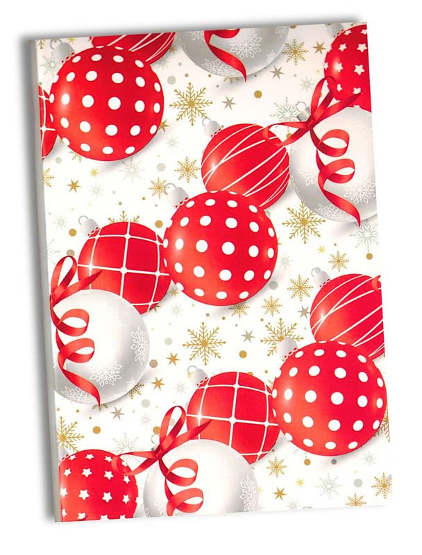 414676 Papel de Regalo Navideño C/10 pzas N137