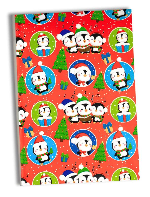 415420 Papel de Regalo Navideño C/10 pzas N141