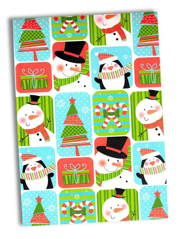 415352 Papel de Regalo Navideño C/10 pzas N146