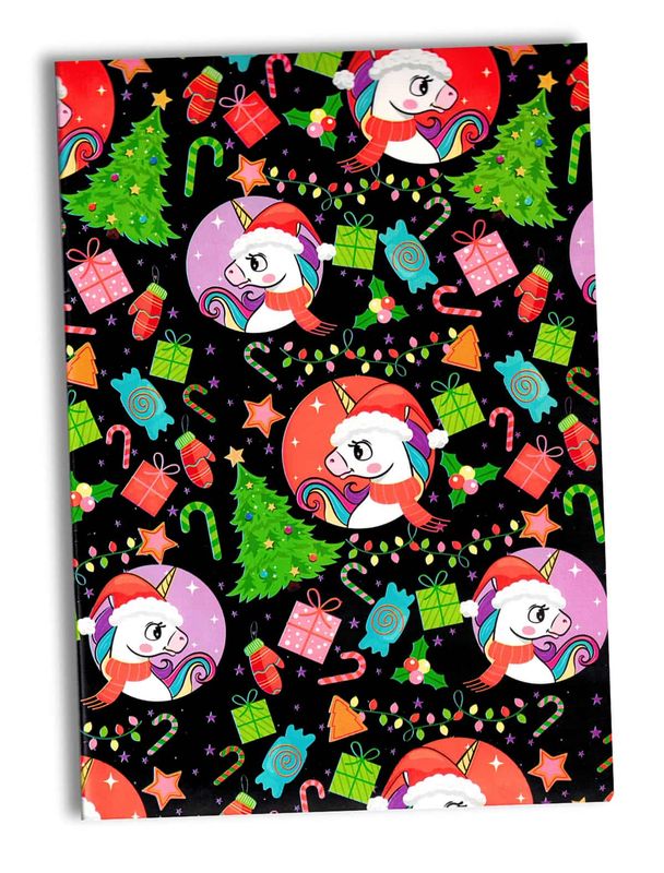 415932 Papel de Regalo Navideño C/10 pzas N155