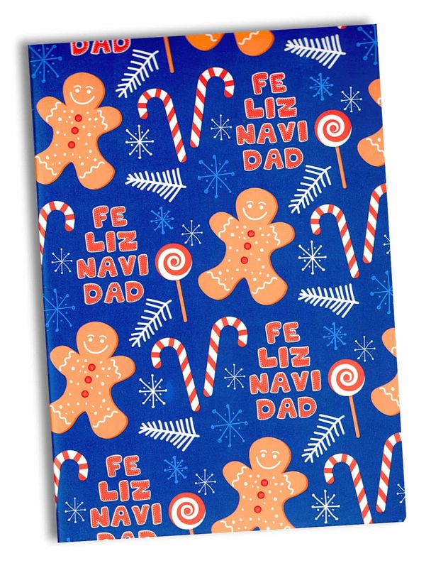 510117 Papel de Regalo Navideño C/10 pzas N158