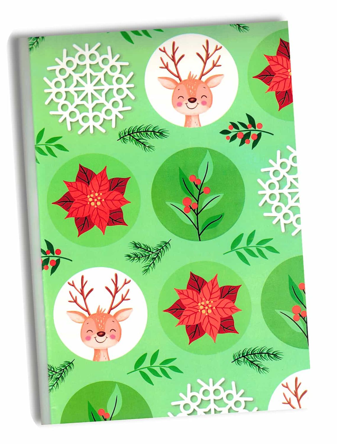 510094 Papel de Regalo Navideño C/10 pzas N159