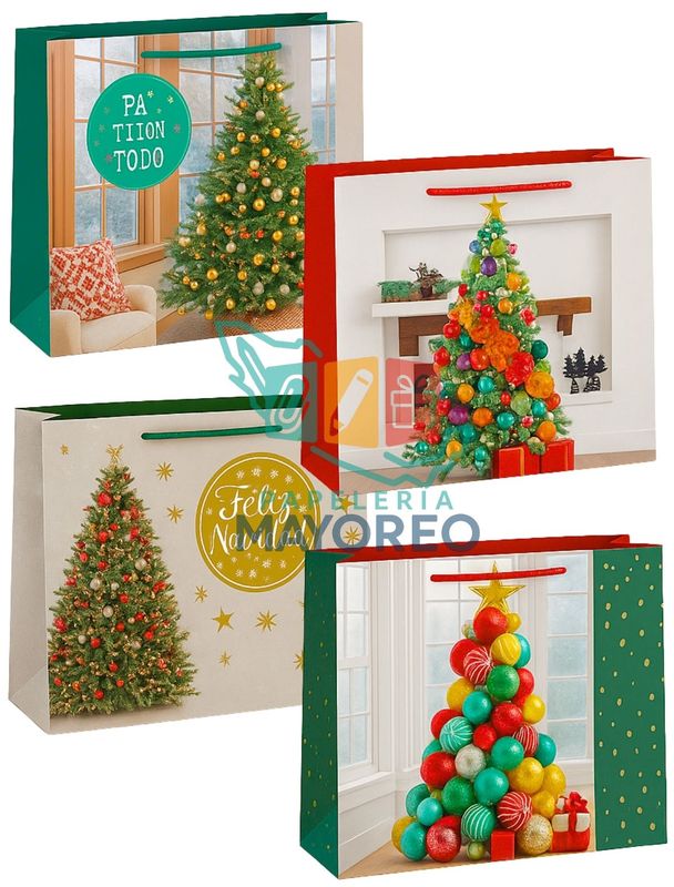Bolsas c/9 Grande Boutique Arbolitos Navideños