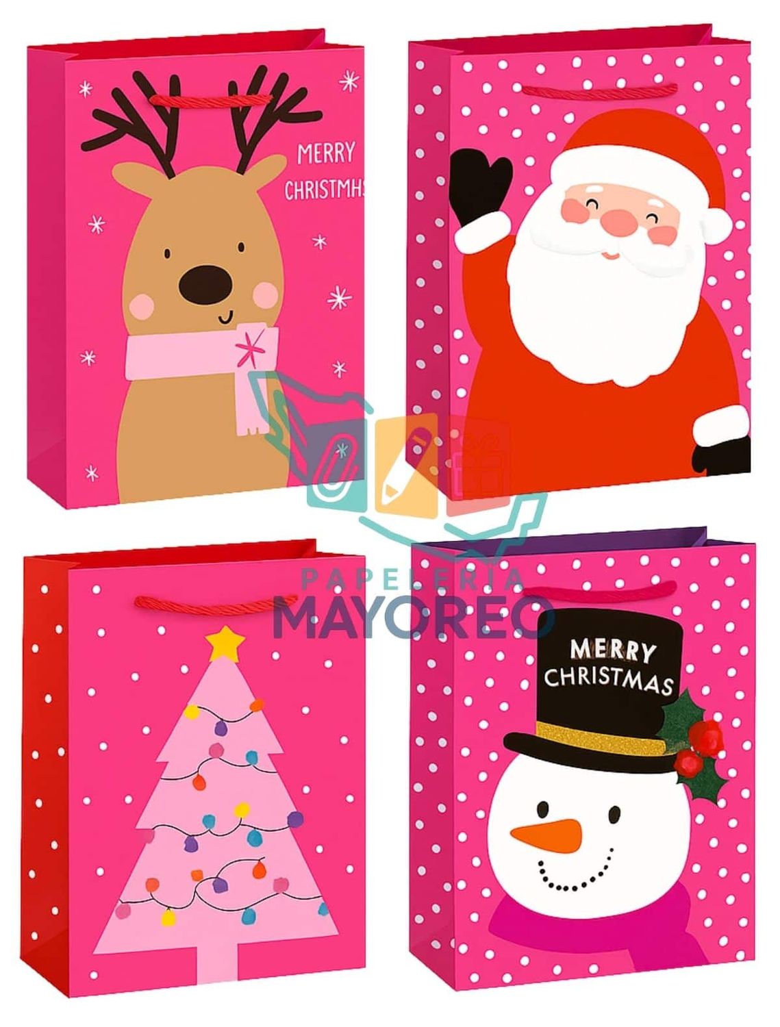 Bolsas Med c/9 Padcolor Pinky 29×20 cm