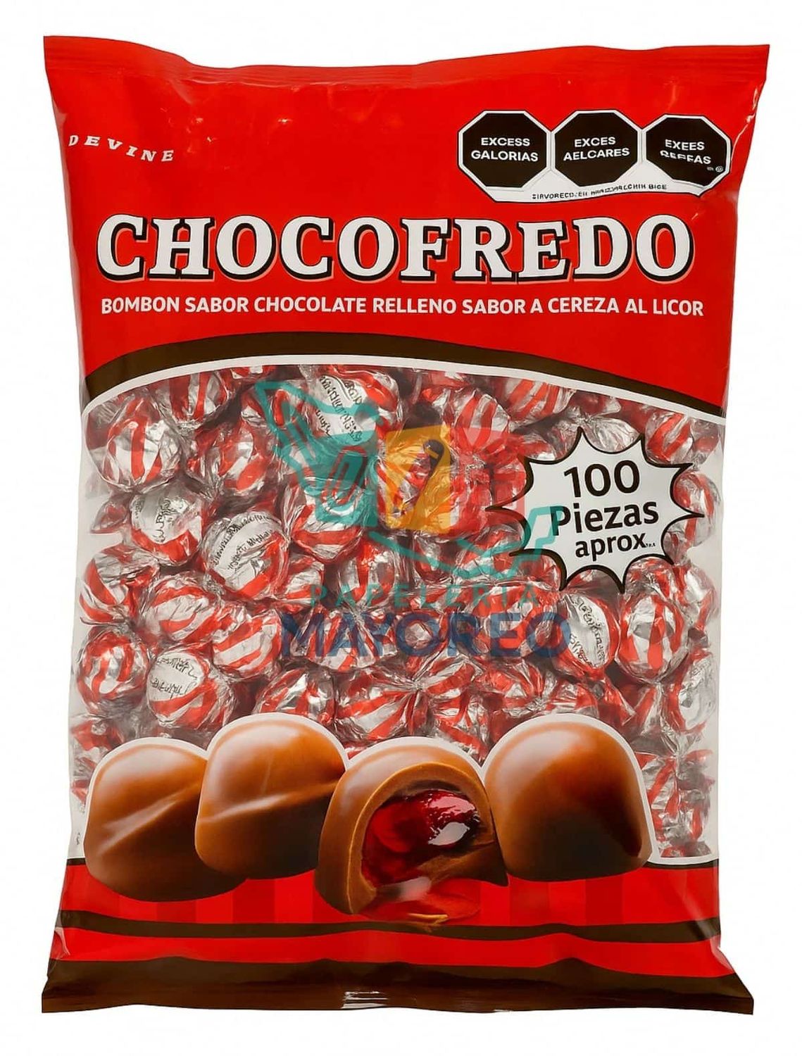 Chocolate con licor 100 pzas aprox