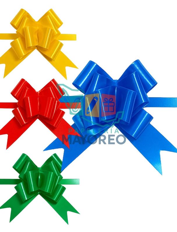 Moños c/50 Obscuros Medianos Lisos