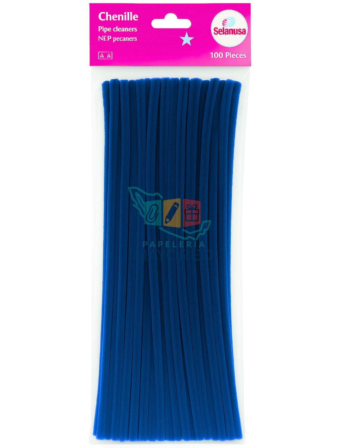 limpiapipas c/100 Azul rey claro