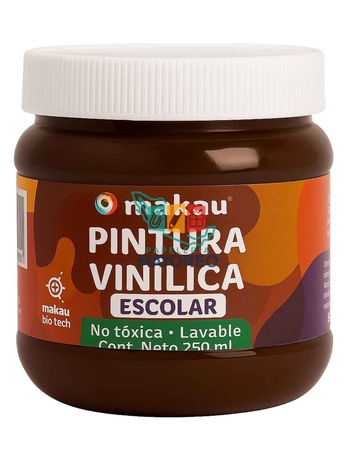 Pintura Vinílica Escolar Chocolate 250 ml