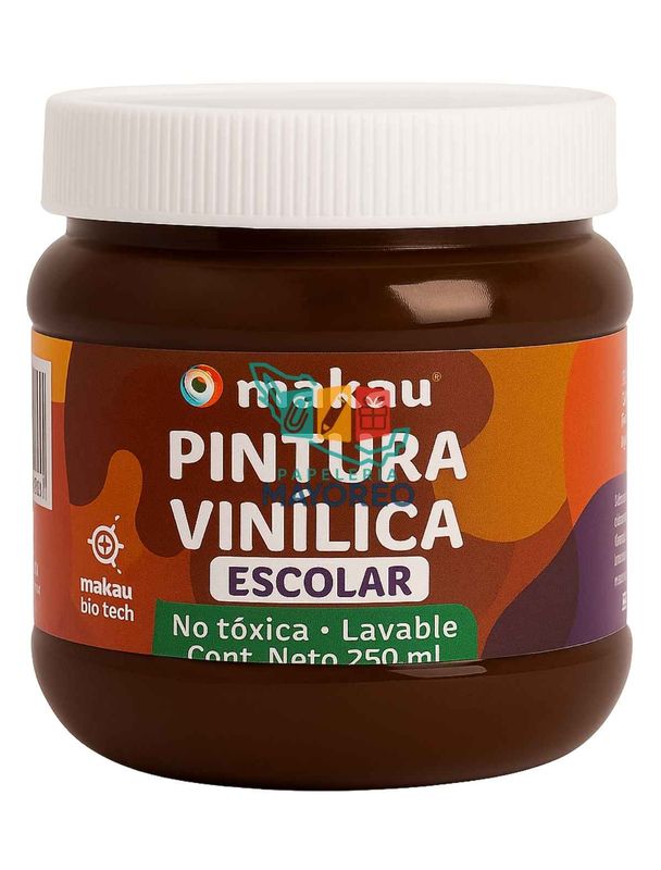 Pintura Vinílica Escolar Chocolate 250 ml