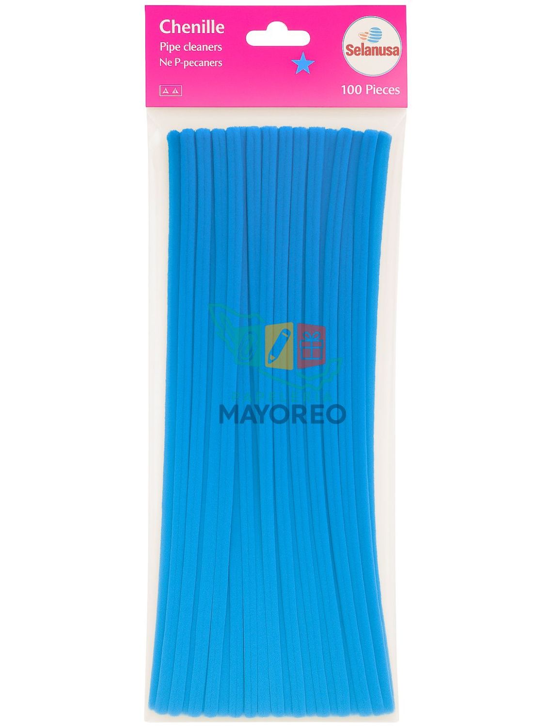 limpiapipas c/100 Turquesa fuerte