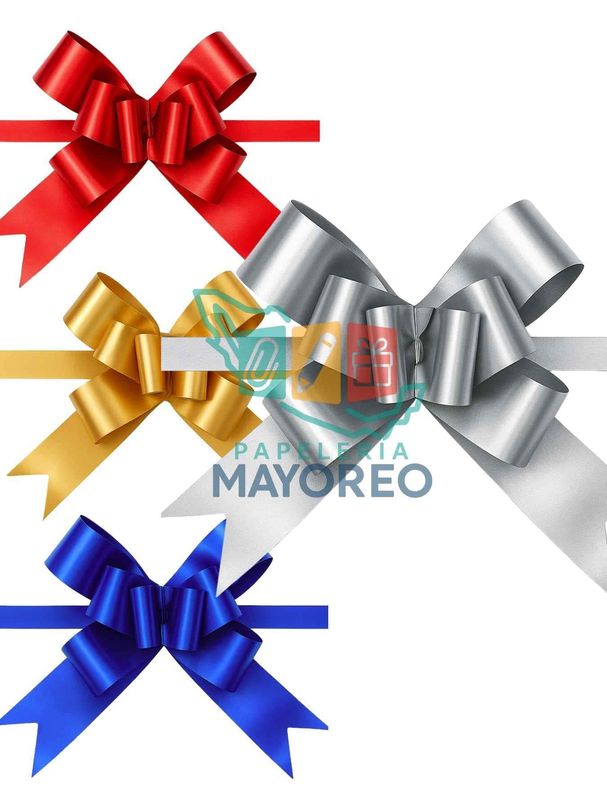 Moños Metálico Mate Surtido c/50 Piezas Ted