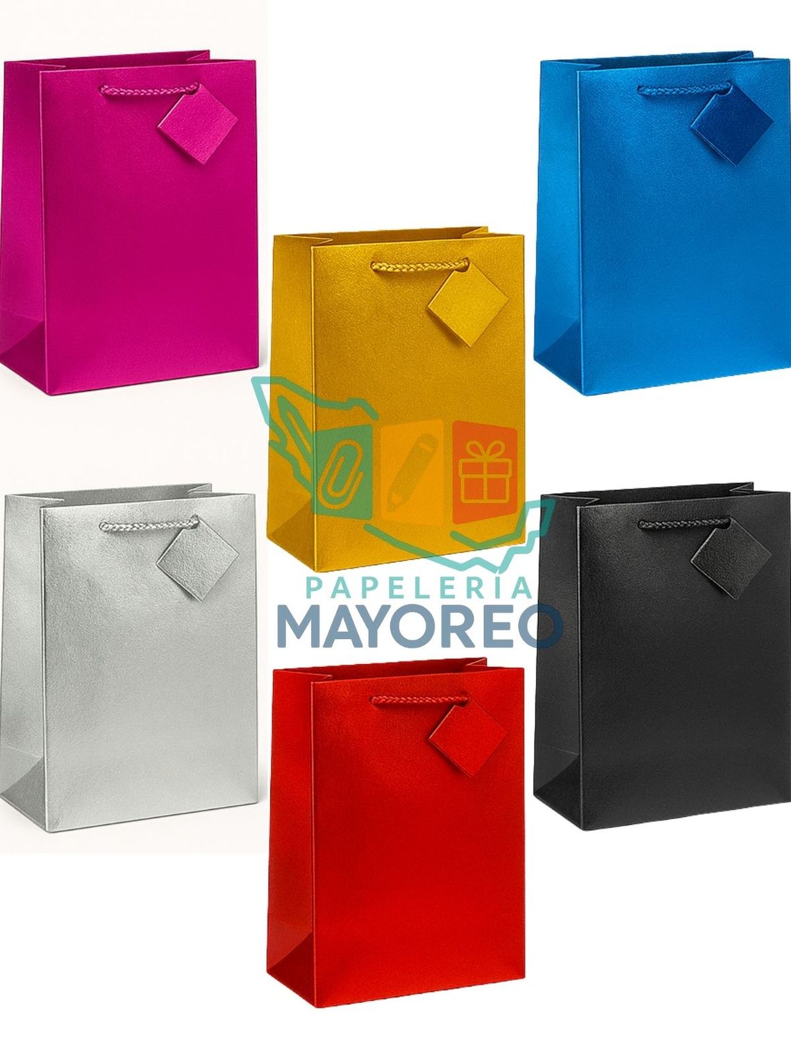 Bolsas Med c/9 Padcolor Metálica