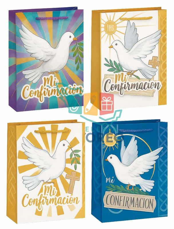 Bolsas c/8 Grandes 36×25 cm Confirmacion