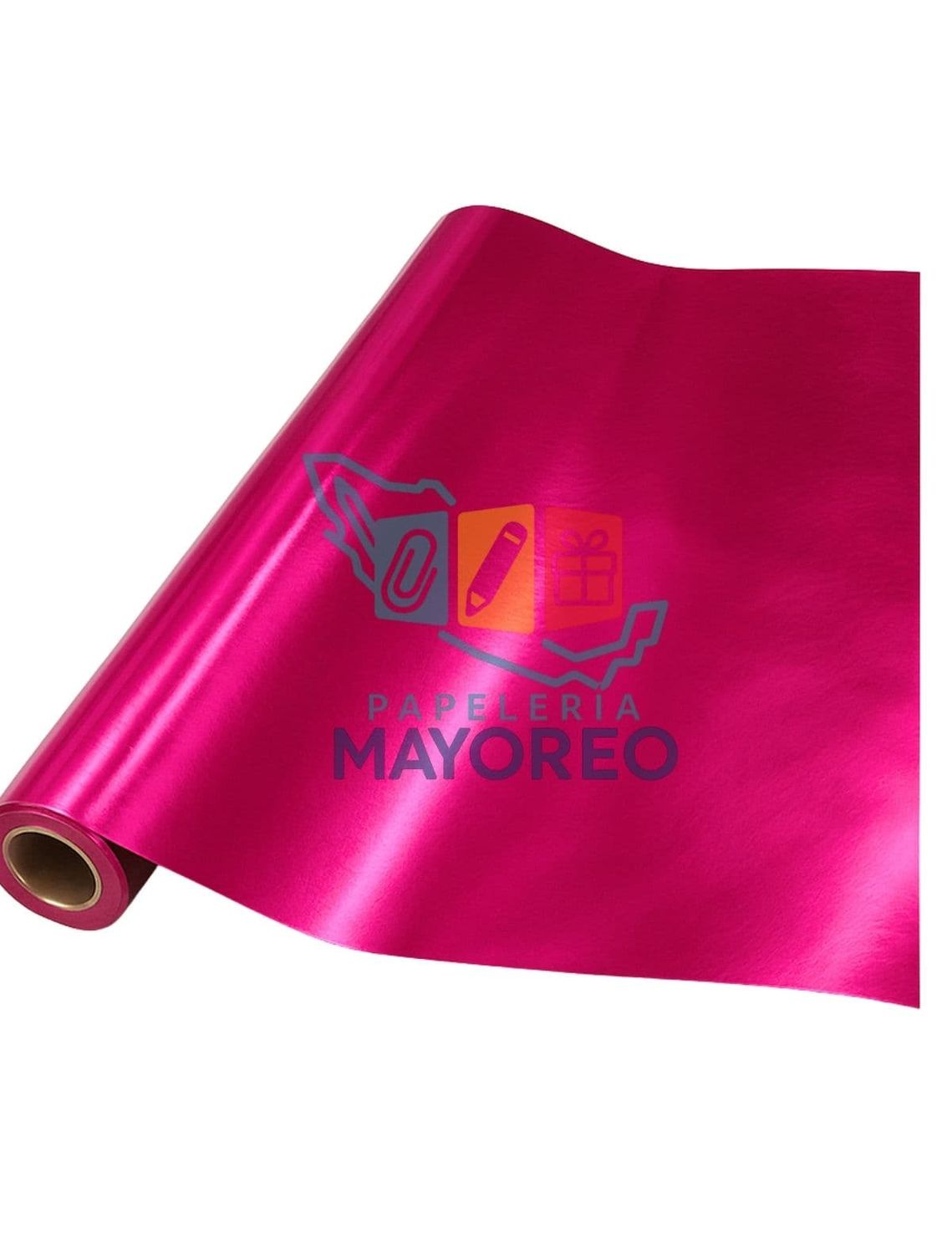 Papel Metálico Rollo 25mx60 cm Fucsia