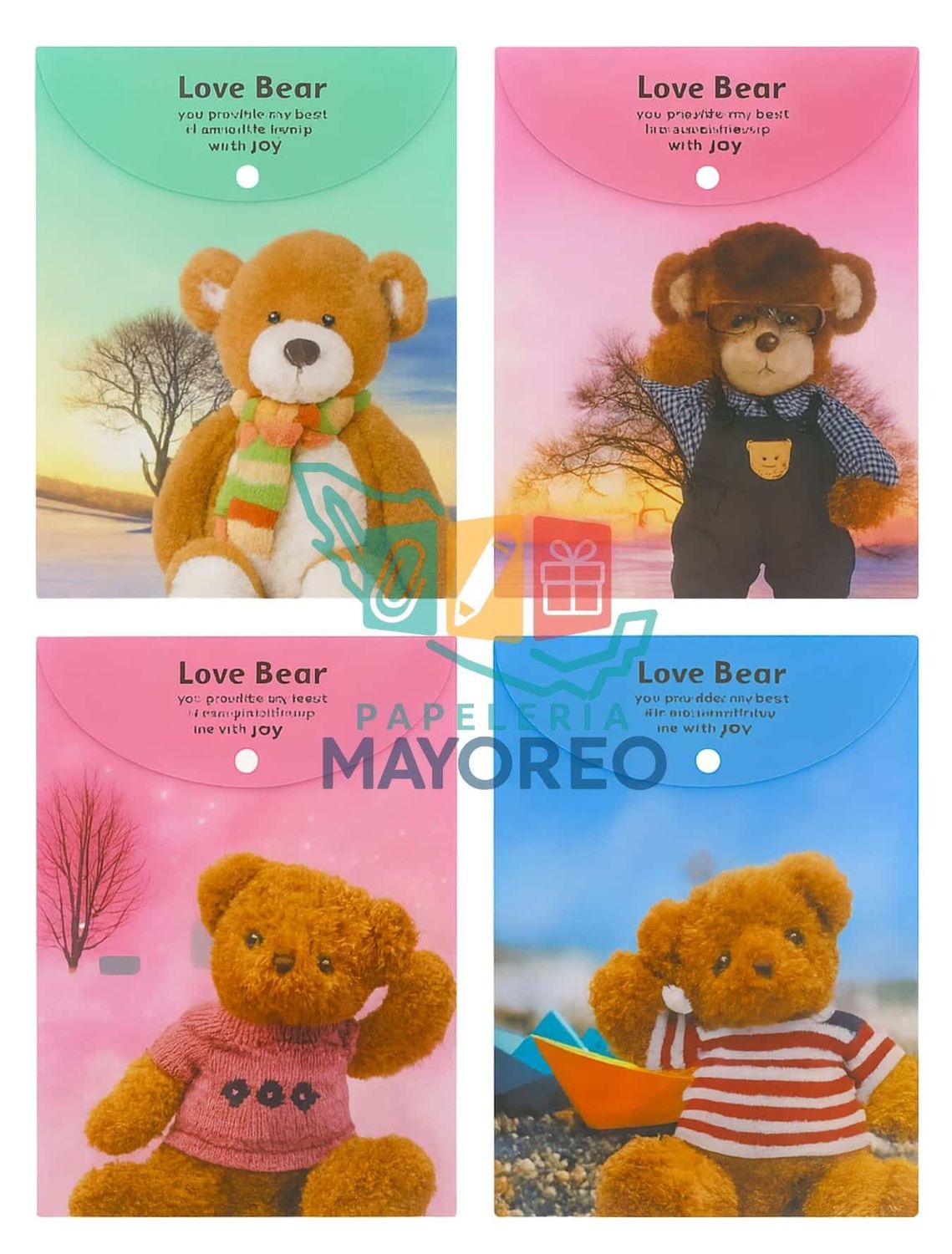 Sobres Paquete c/12 de Ositos