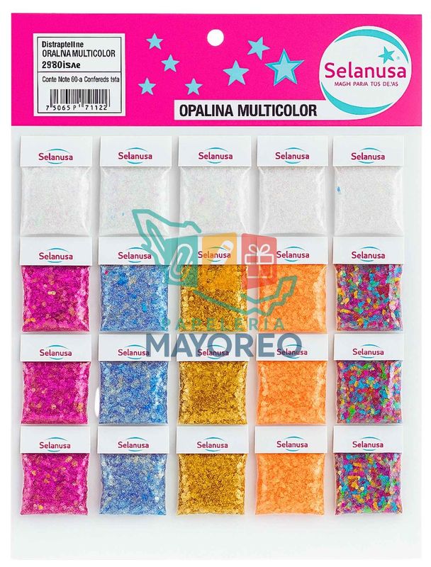 Diamantina Opalina Multicolor Blister C/20 pzs