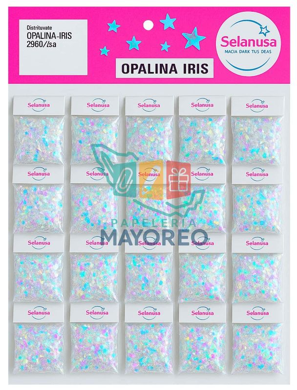 Diamantina Opalina Blanca Blister C/20 pzs