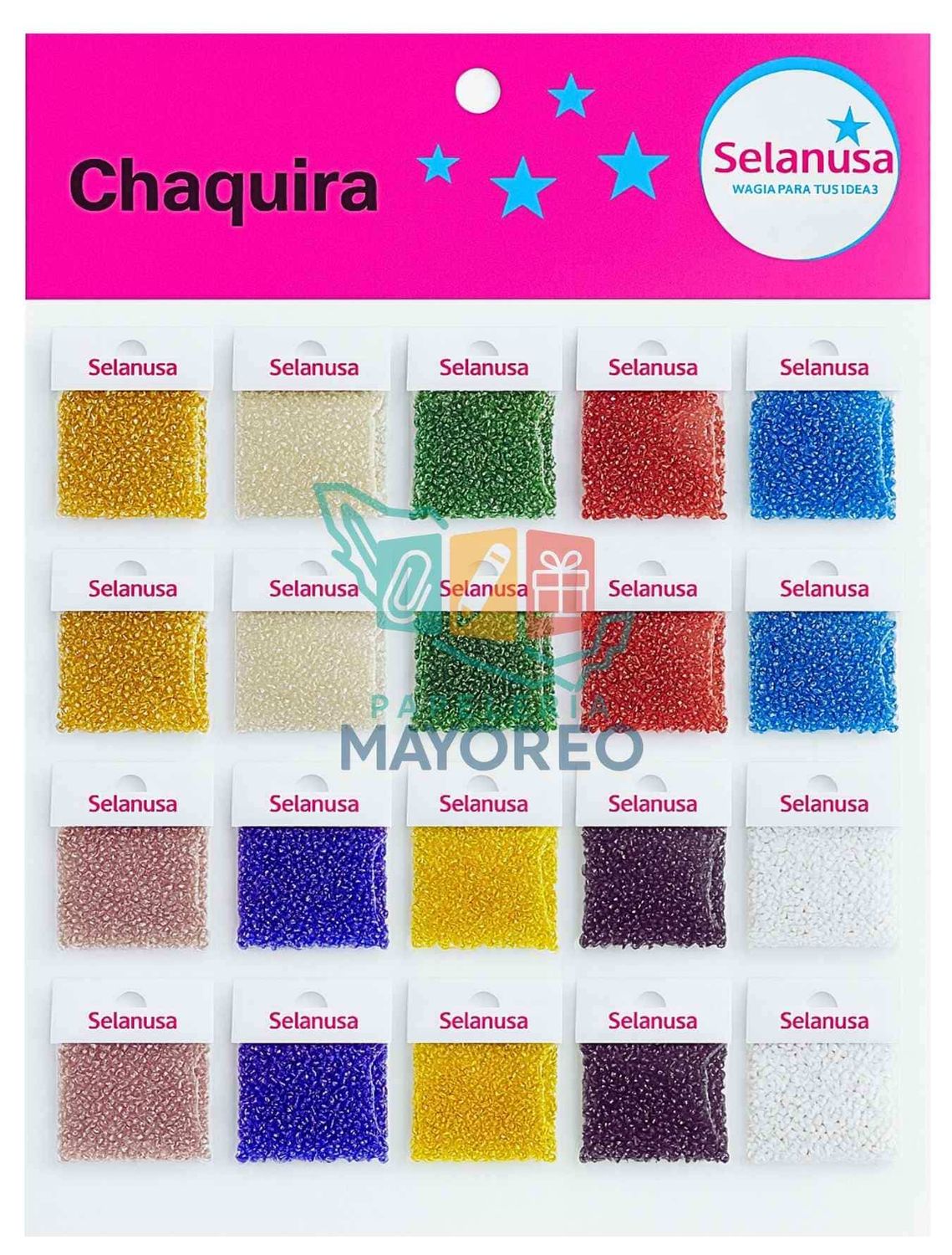 Chaquira Selanusa – Blister c/20
