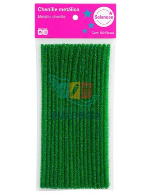 limpiapipas c/100 metalico verde limpiapipas c/100 metalico verde
