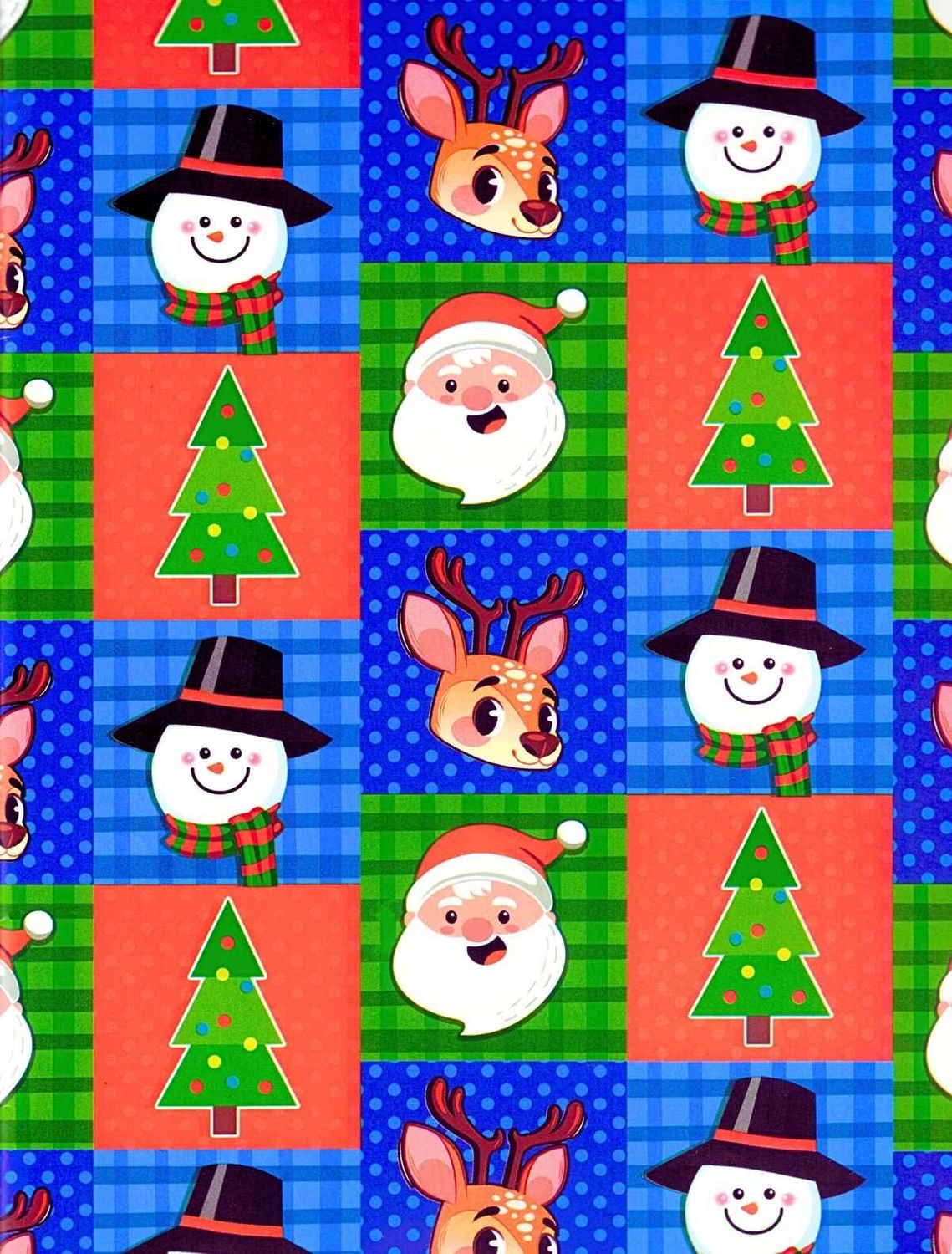 415888 Papel de Regalo Navideño C/10 pzas N134