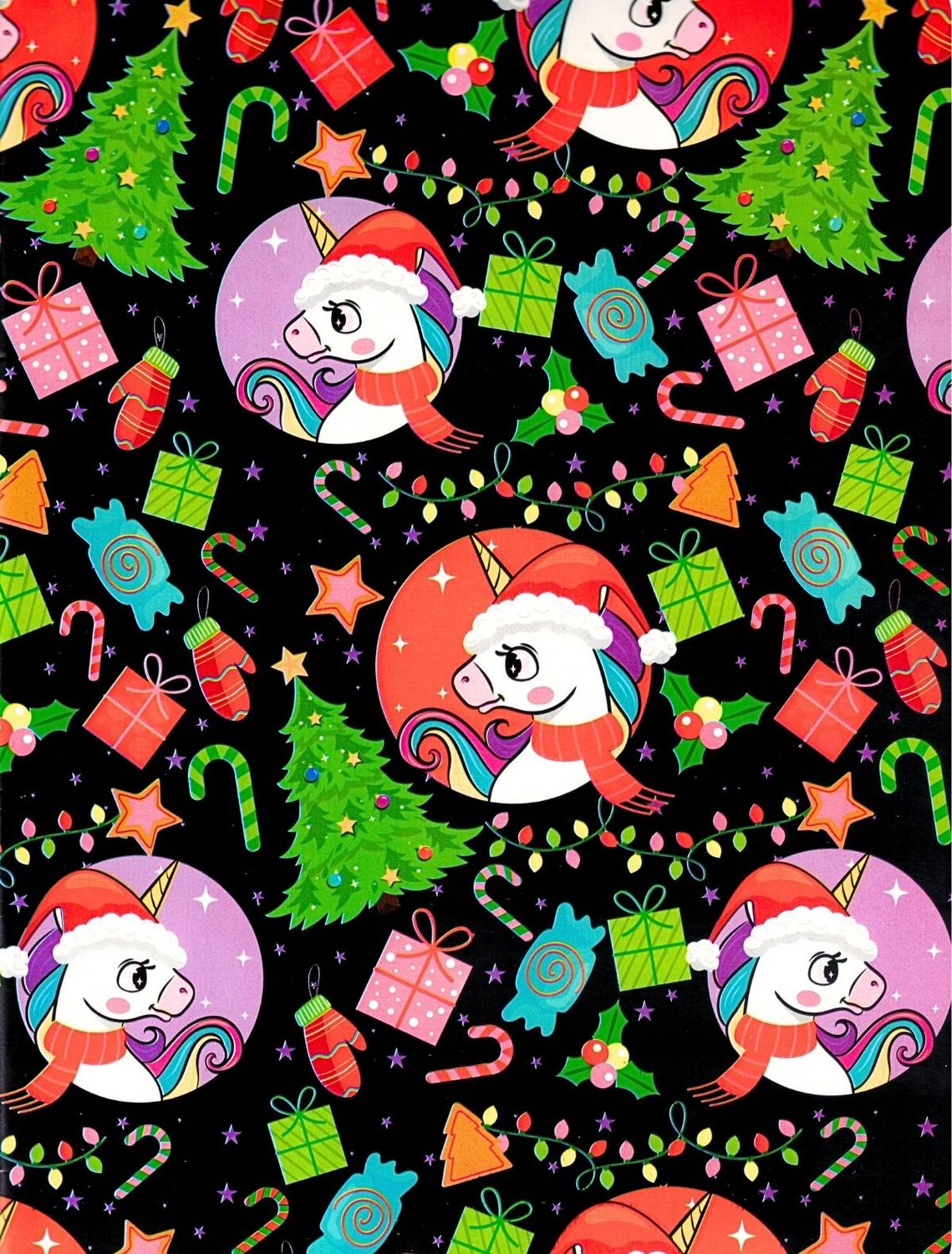 Papel de Regalo Navideño C/10 pzas N155