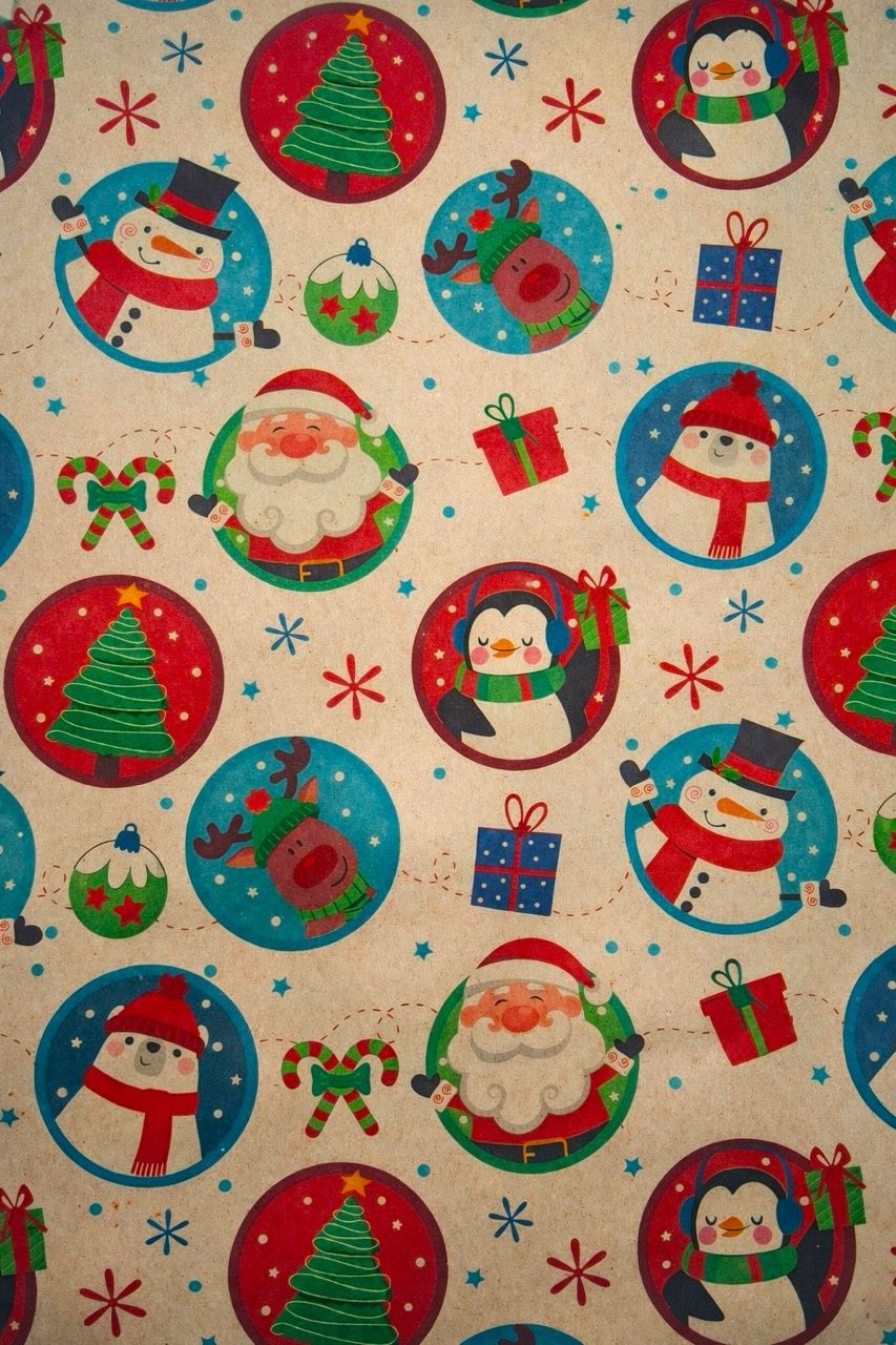 Papel Kraft Navideño C/10 pzas