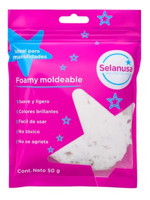 Foamy Moldeable Selanusa 50 g Blanco